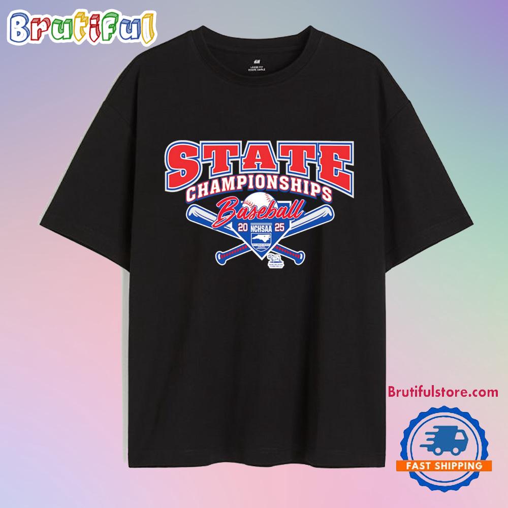 NCHSAA Baseball States Championships 2025 T Shirt