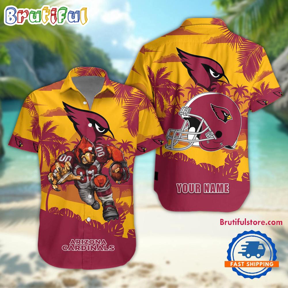 NFL Arizona Cardinals Football Mascot Summer Hawaiian Shirt