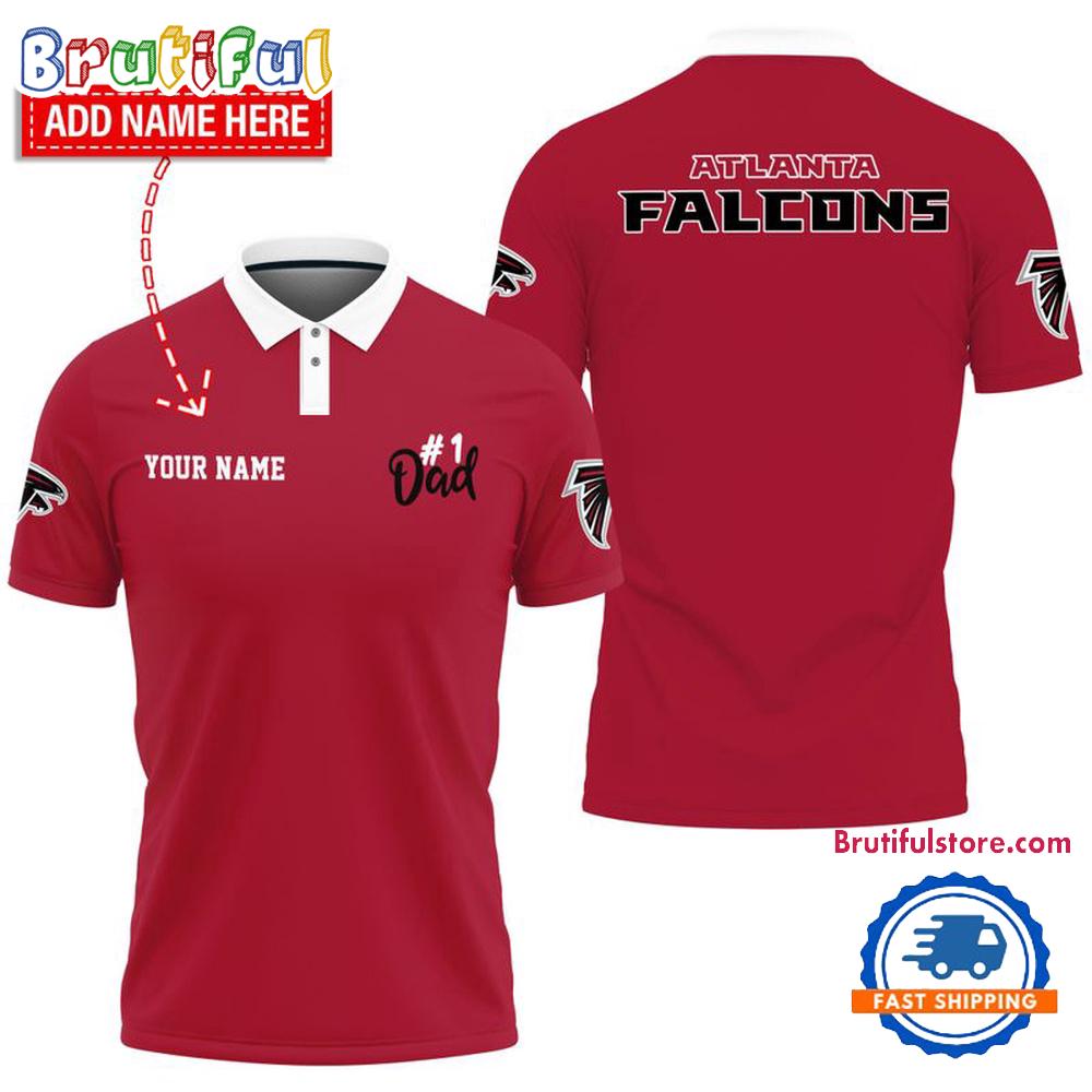 NFL Atlanta Falcons Best Dad Wonderful Father's Day Polo Shirts