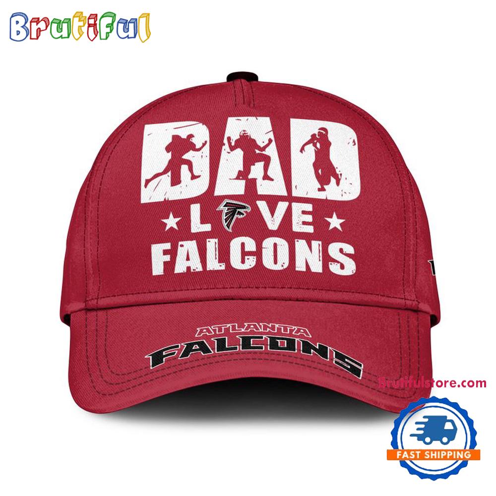 NFL Atlanta Falcons Dad Love Best Father's Day Baseball Cap