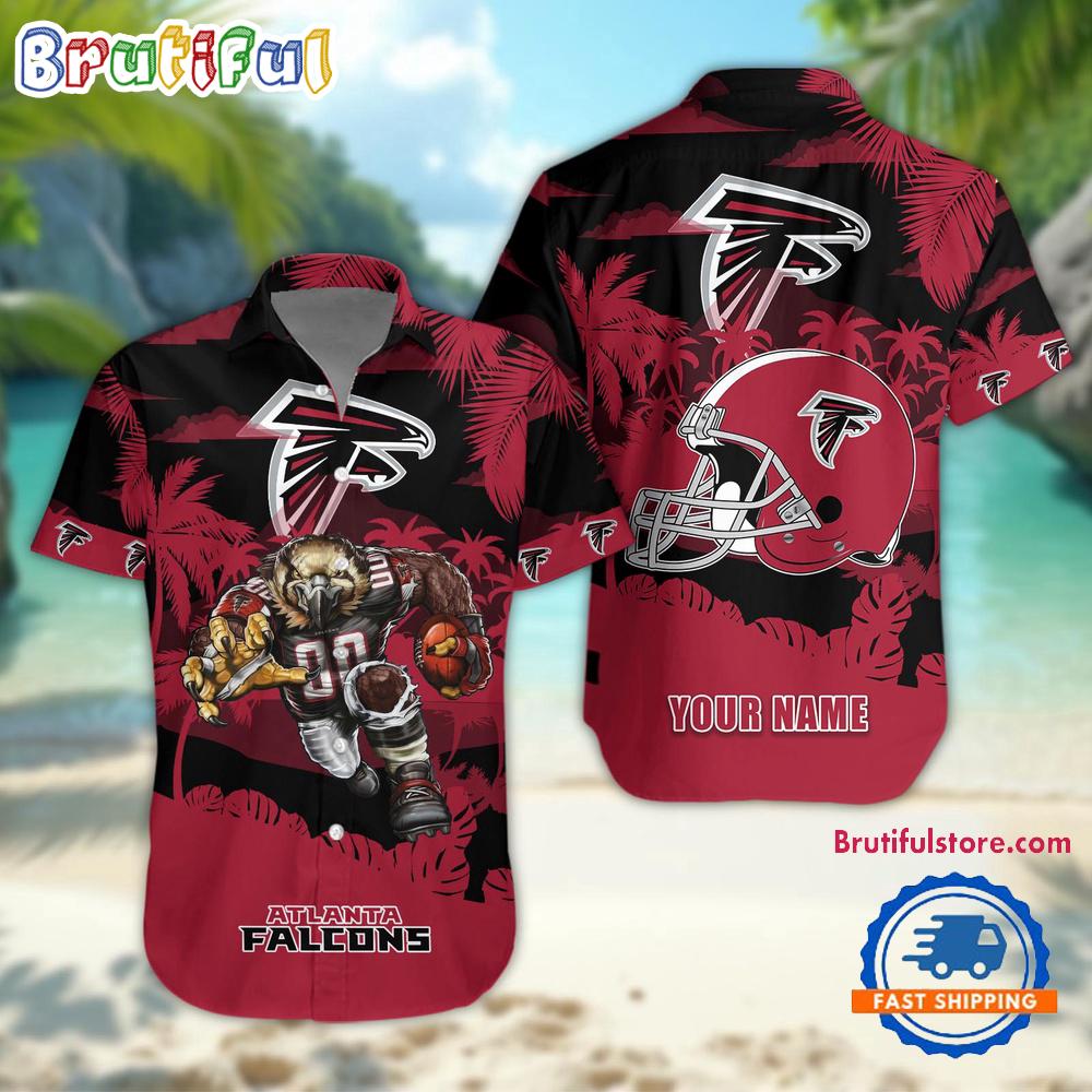 NFL Atlanta Falcons Football Mascot Summer Hawaiian Shirt