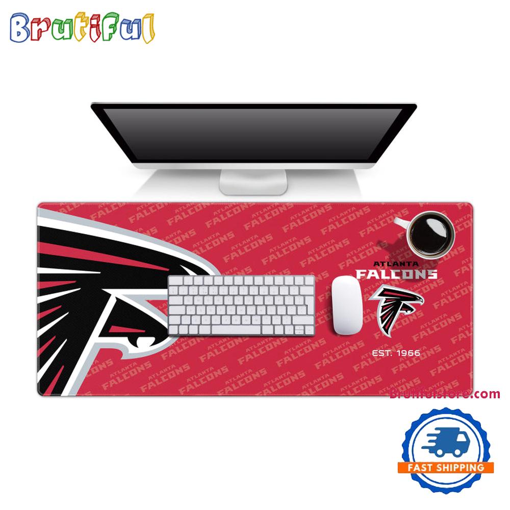 NFL Atlanta Falcons Mouse Mats, Football Logo Series Desk Mouse Pad