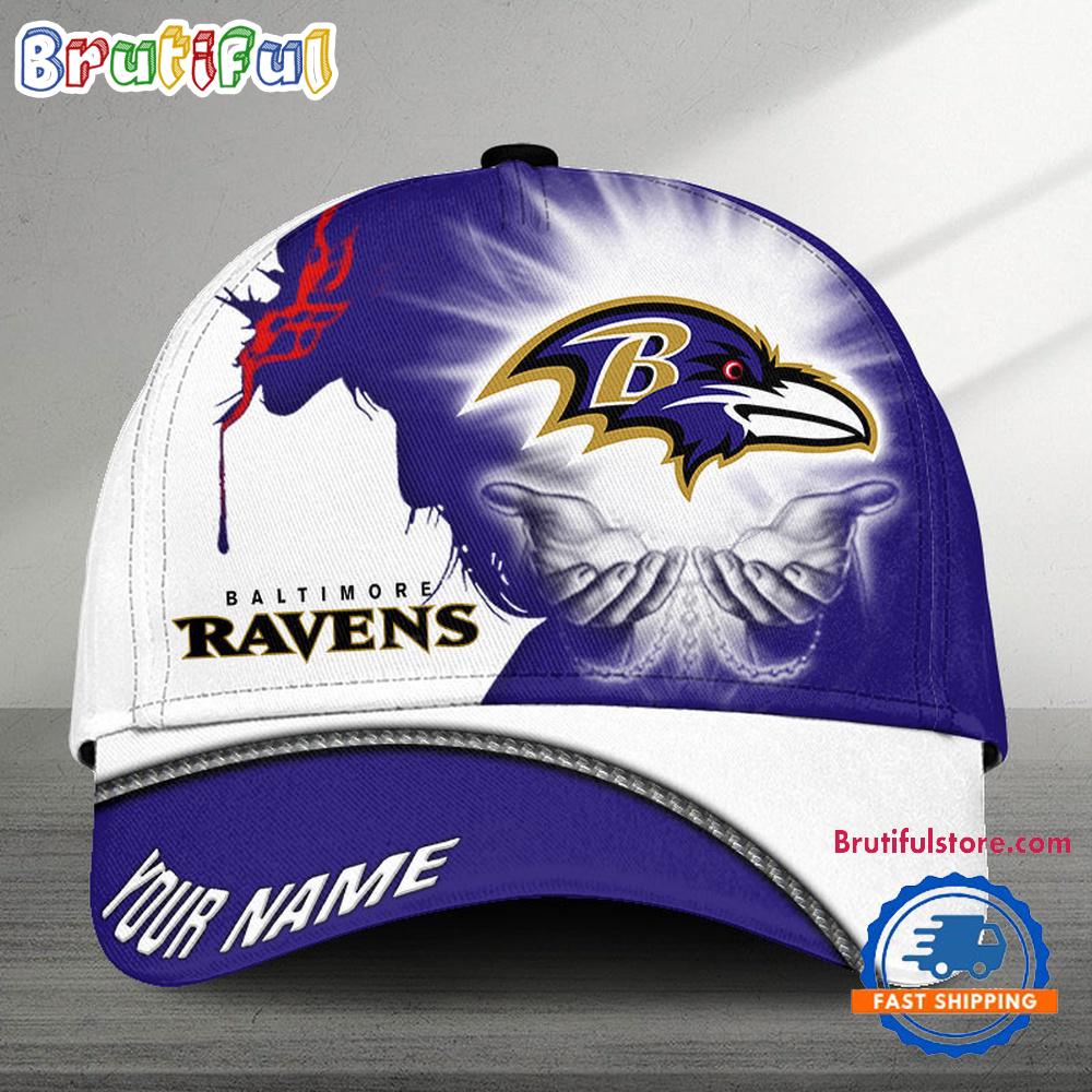 NFL Baltimore Ravens Football Team American God Cap