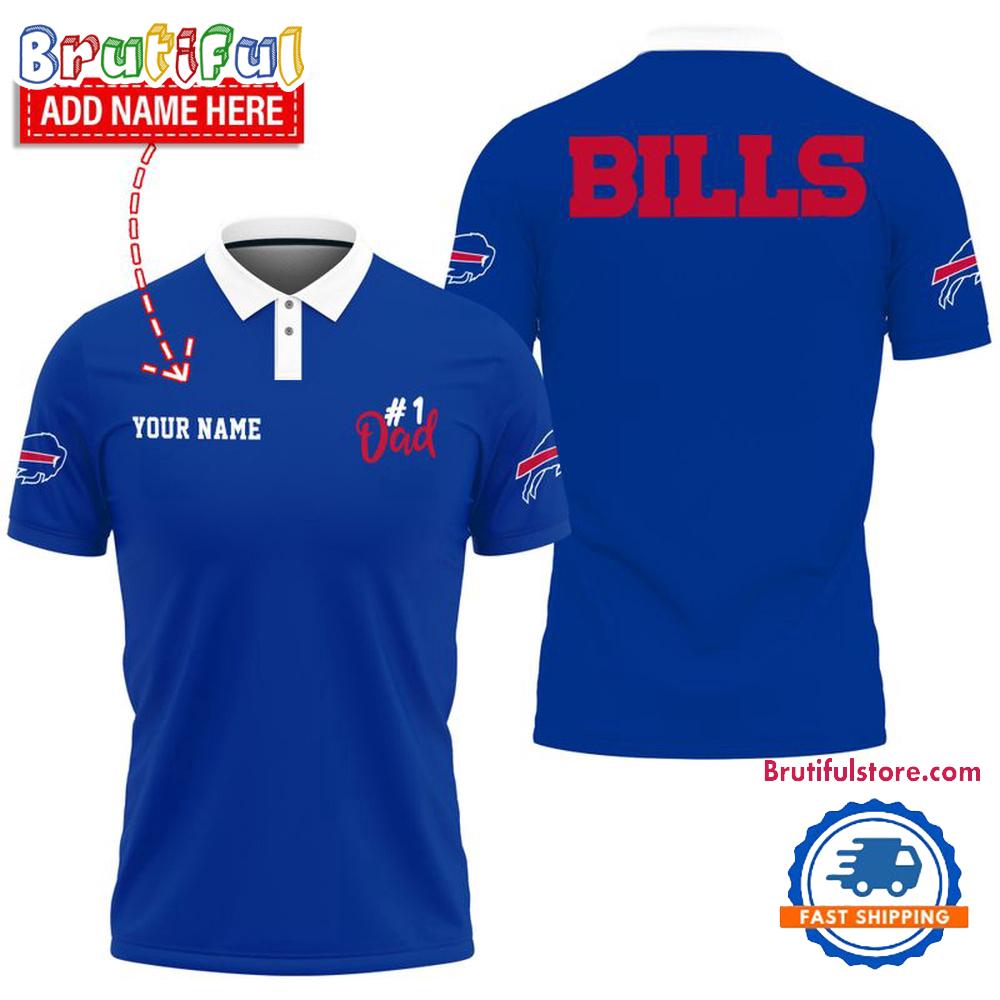 NFL Buffalo Bills Best Dad Wonderful Father's Day Polo Shirts