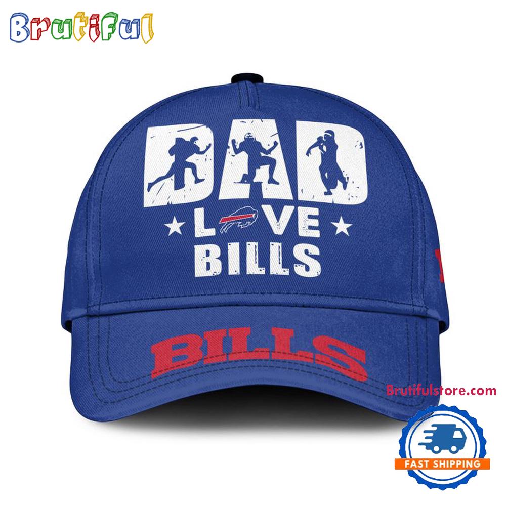 NFL Buffalo Bills Dad Love Best Father's Day Baseball Cap