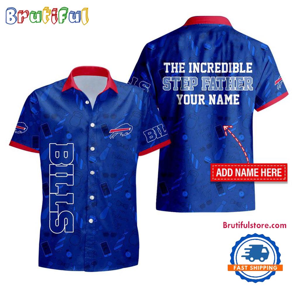 NFL Buffalo Bills The Increadible Step Father's Day Hawaiian Shirt