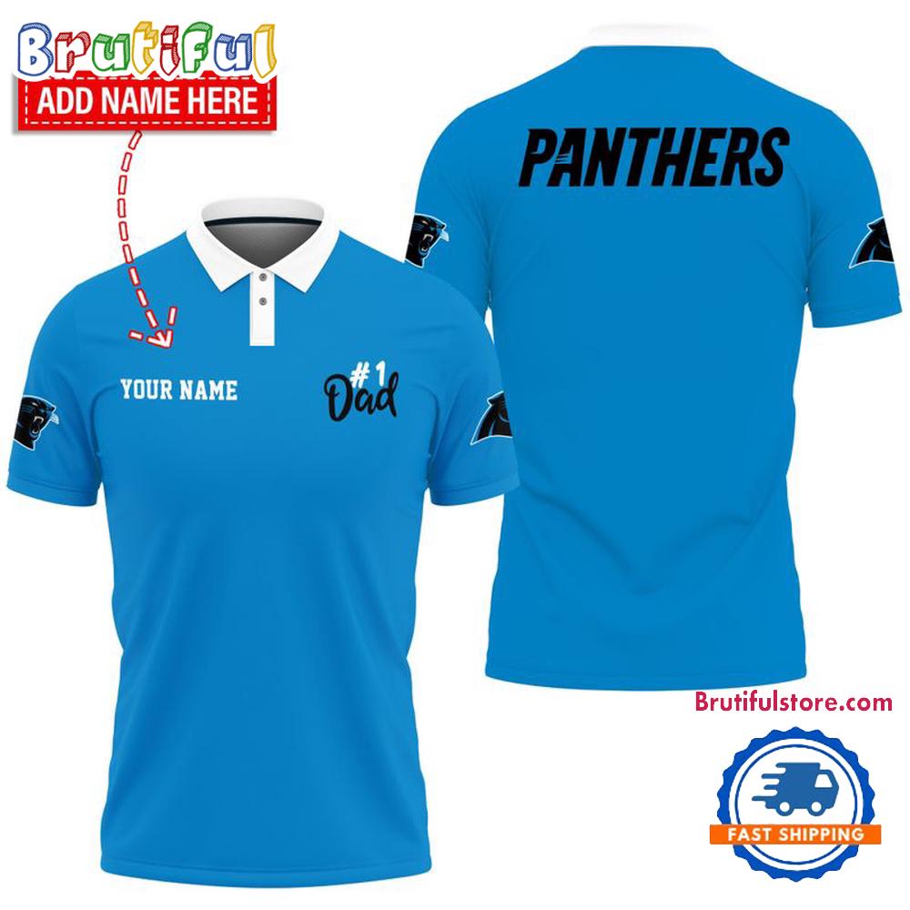 NFL Carolina Panthers Best Dad Wonderful Father's Day Polo Shirts