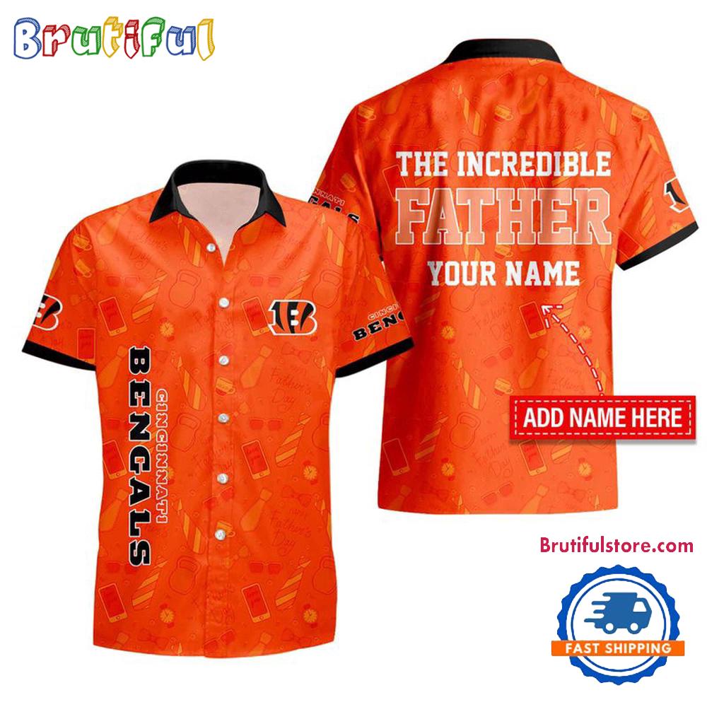 NFL Cincinnati Bengals The Increadible Father's Day Hawaiian Shirt