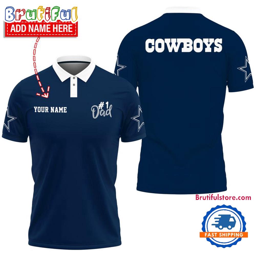 NFL Dallas Cowboys Best Dad Wonderful Father's Day Polo Shirts