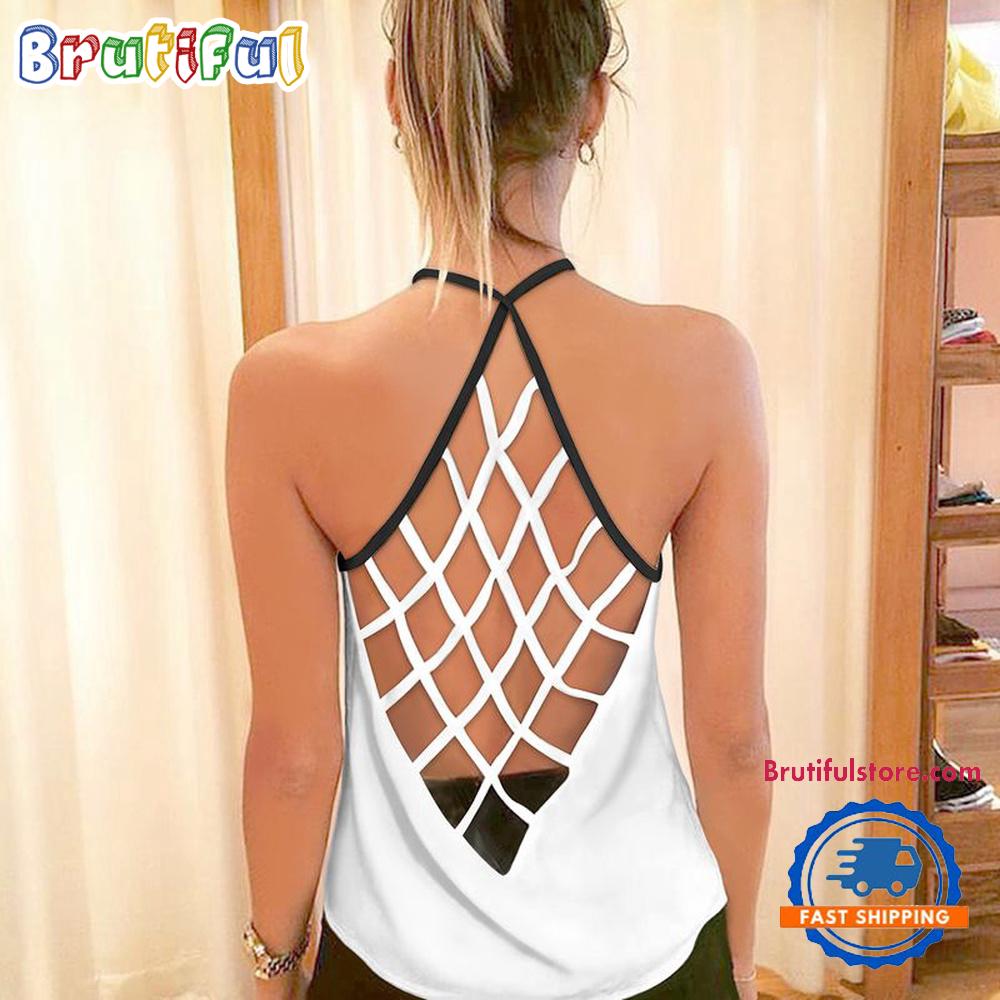 NFL Dallas Cowboys Football Summer Women's Criss Cross Tank Top