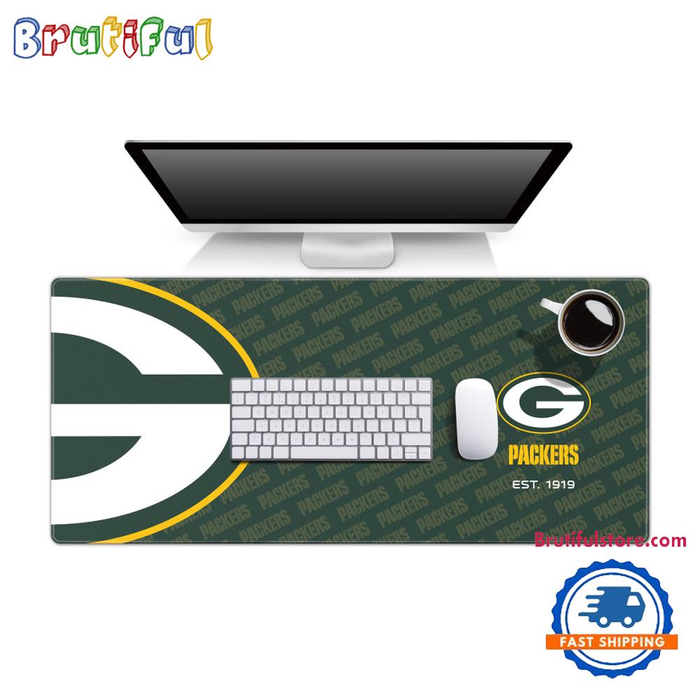 NFL Green Bay Packers Mouse Mats, Football Logo Series Desk Mouse Pad