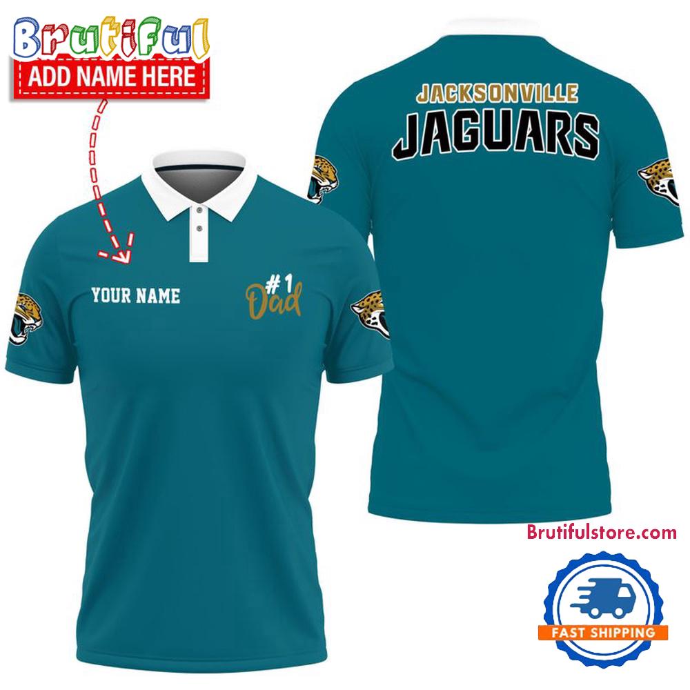 NFL Jacksonville Jaguars Best Dad Wonderful Father's Day Polo Shirts