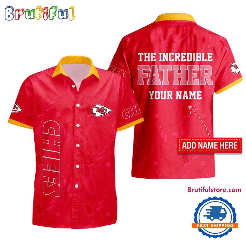 NFL Kansas City Chiefs The Increadible Father's Day Hawaiian Shirt