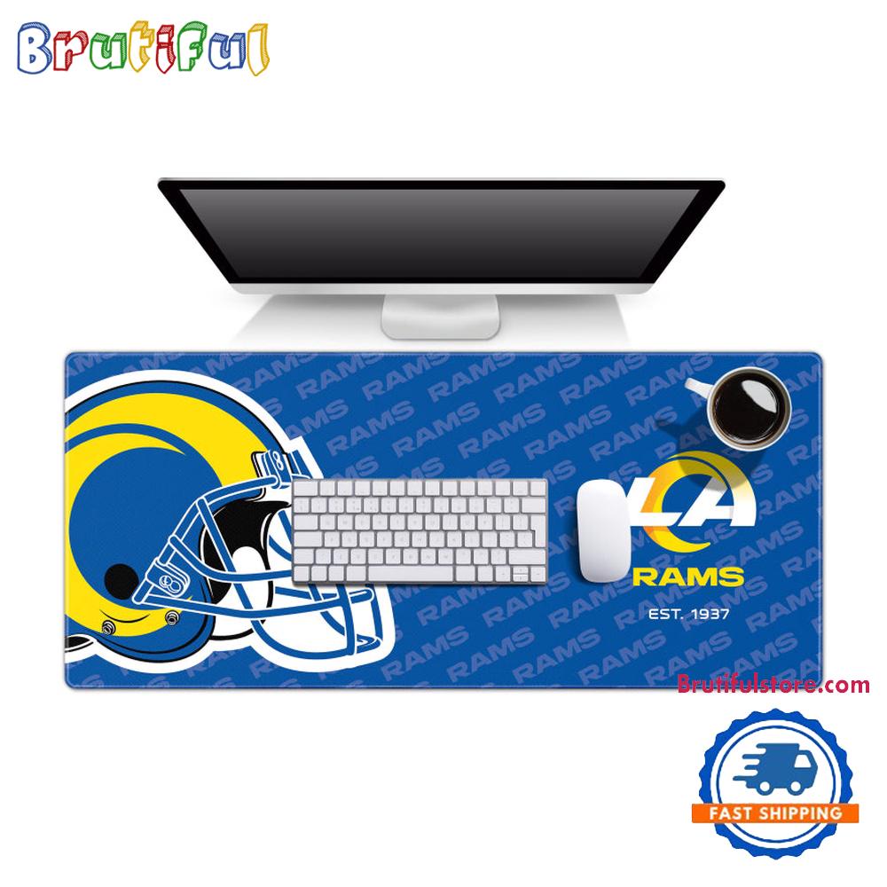 NFL Los Angeles Rams Mouse Mats, Football Logo Series Desk Mouse Pad