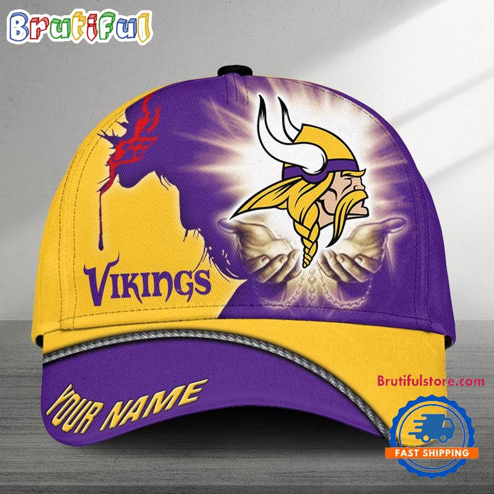 NFL Minnesota Vikings Football Team American God Cap