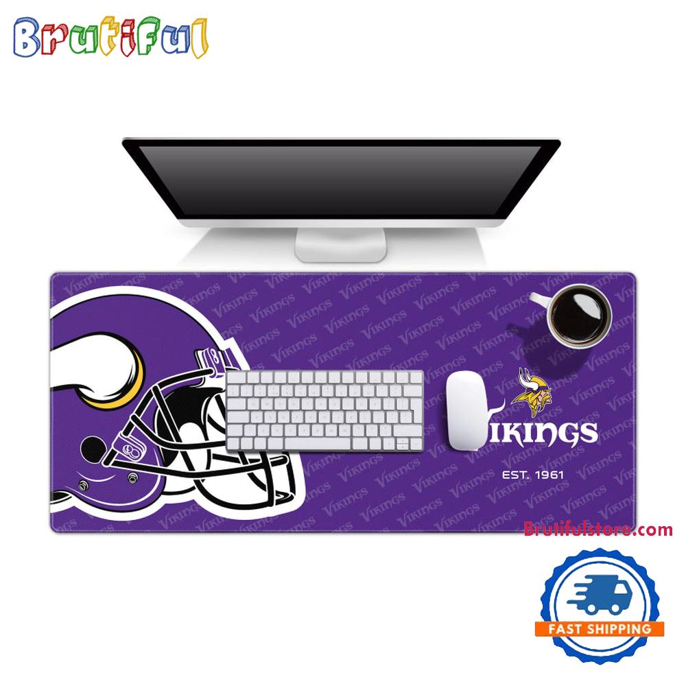 NFL Minnesota Vikings Mouse Mats, Football Logo Series Desk Mouse Pad