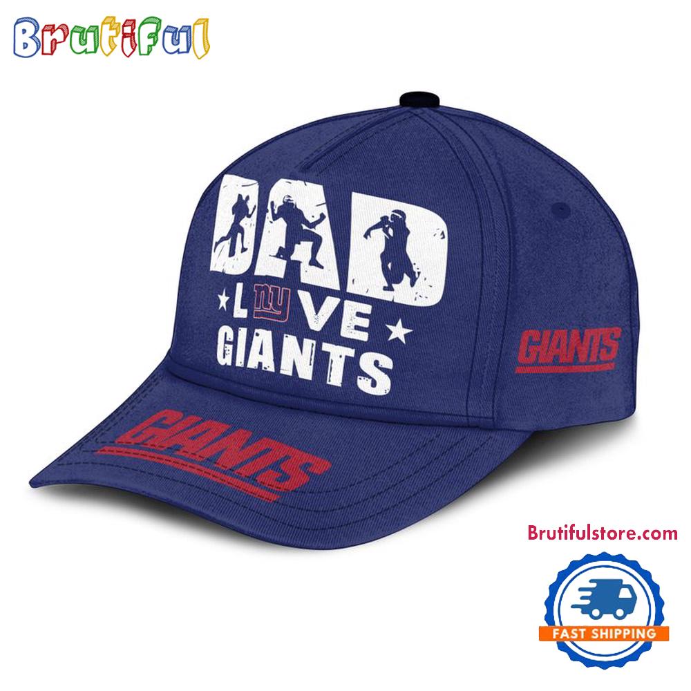 NFL New York Giants Dad Love Best Father's Day Baseball Cap