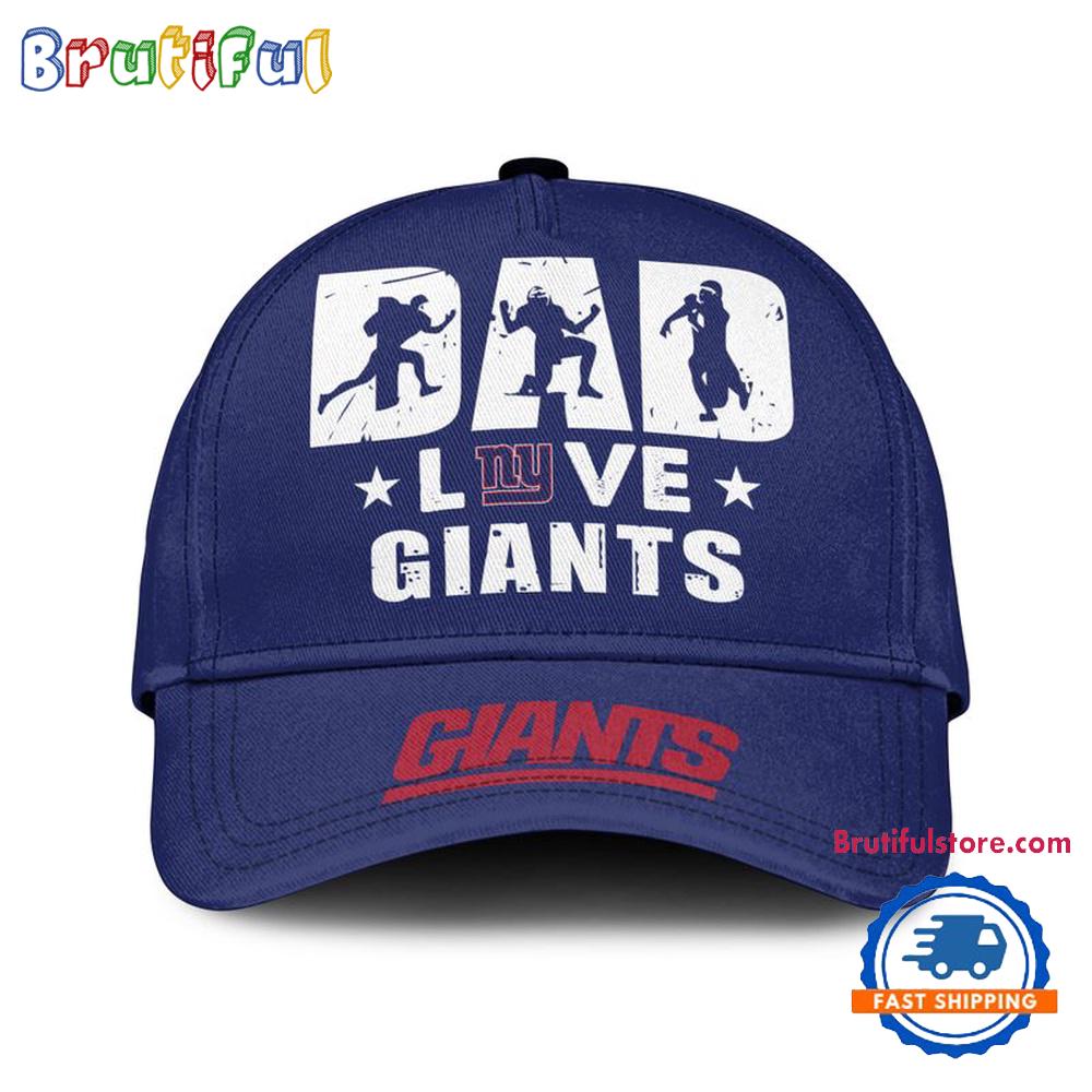 NFL New York Giants Dad Love Best Father's Day Baseball Cap