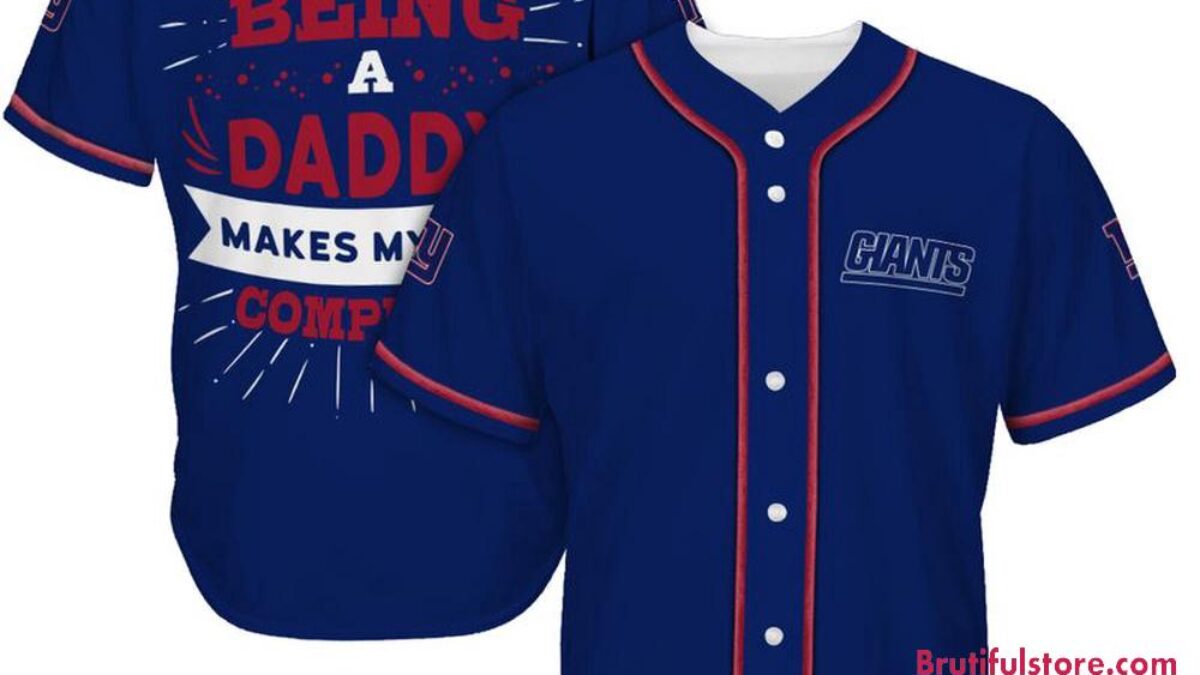 NFL New York Giants Football Being A Daddy Father's Day Baseball