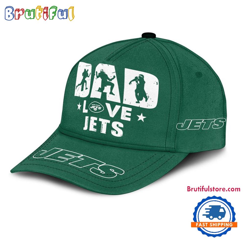 NFL New York Jets Dad Love Best Father's Day Baseball Cap