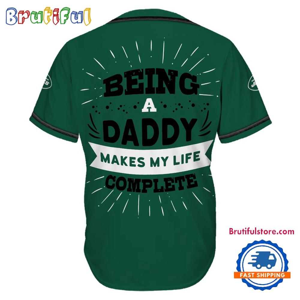 NFL New York Jets Football Being A Daddy Father's Day Baseball Jersey