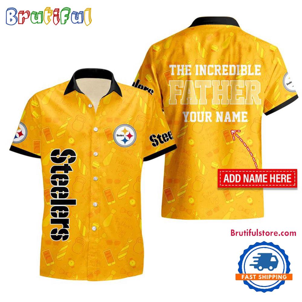 NFL Pittsburgh Steelers The Increadible Father's Day Hawaiian Shirt