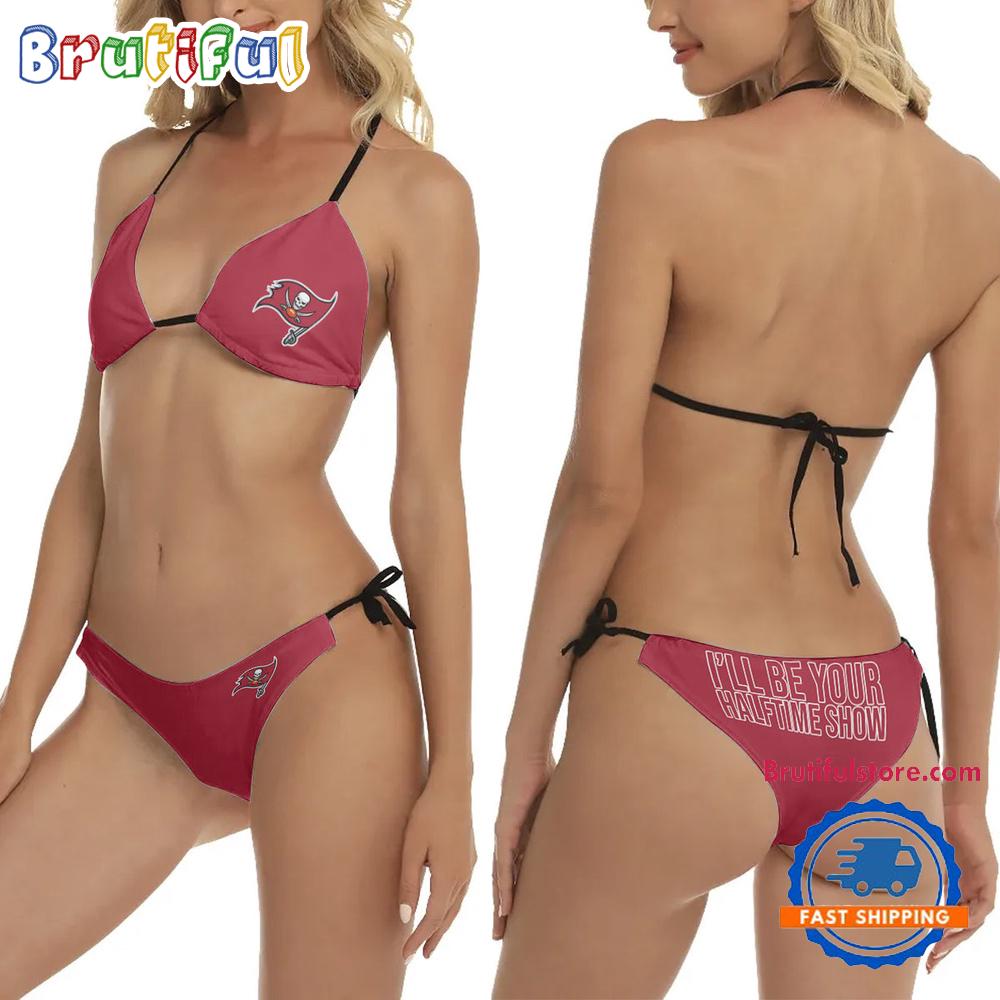 NFL Tampa Bay Buccaneers I'll Be Your Halftime Show 2 Piece Women's Bikini Swimsuit