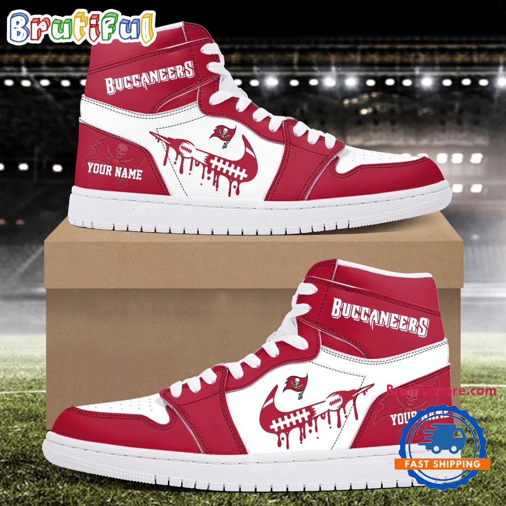 NFL Tampa Bay Buccaneers New Season Custom Air Jordan 1 Hightop Shoes