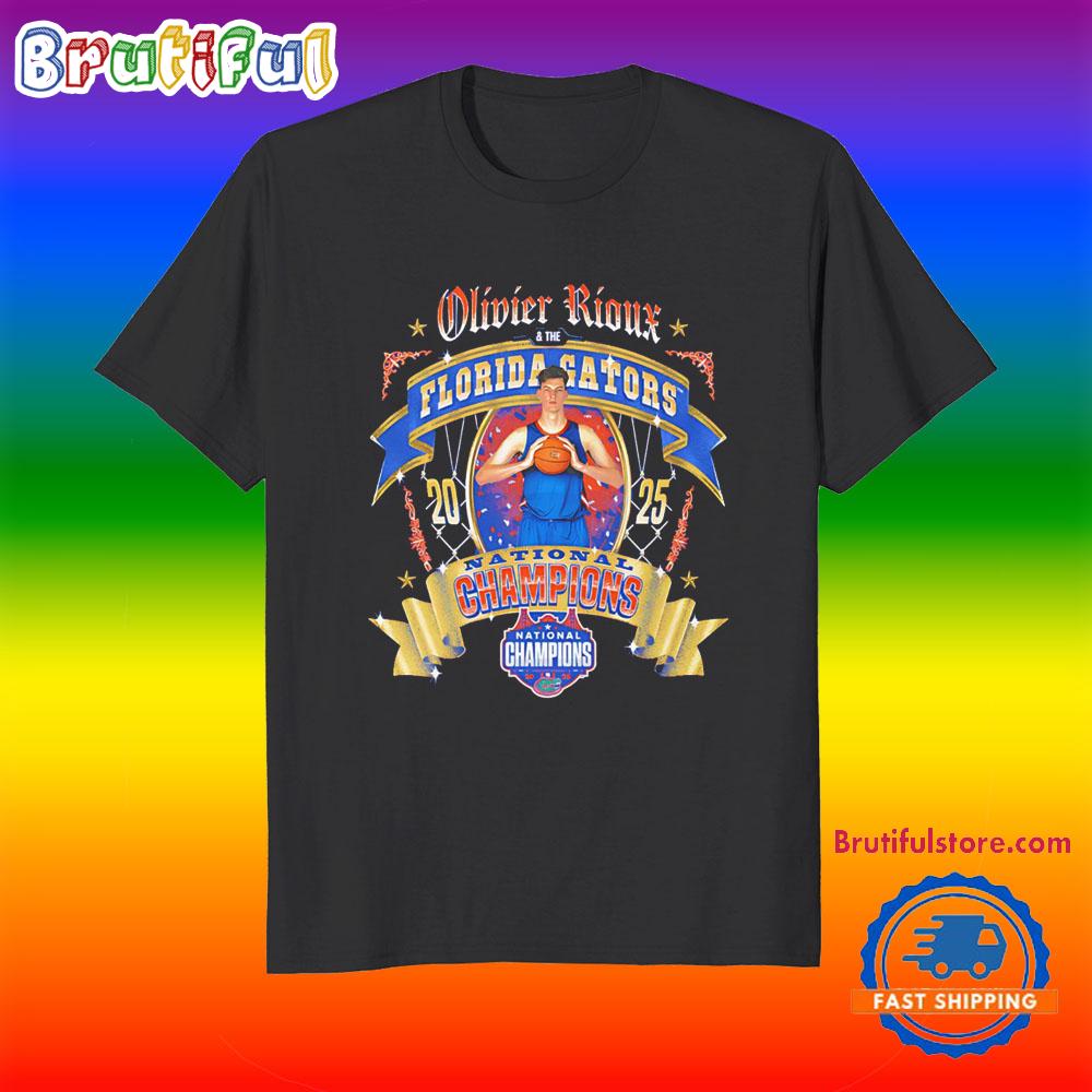 Olivier Rioux Florida Gators 2025 National Champions T Shirt