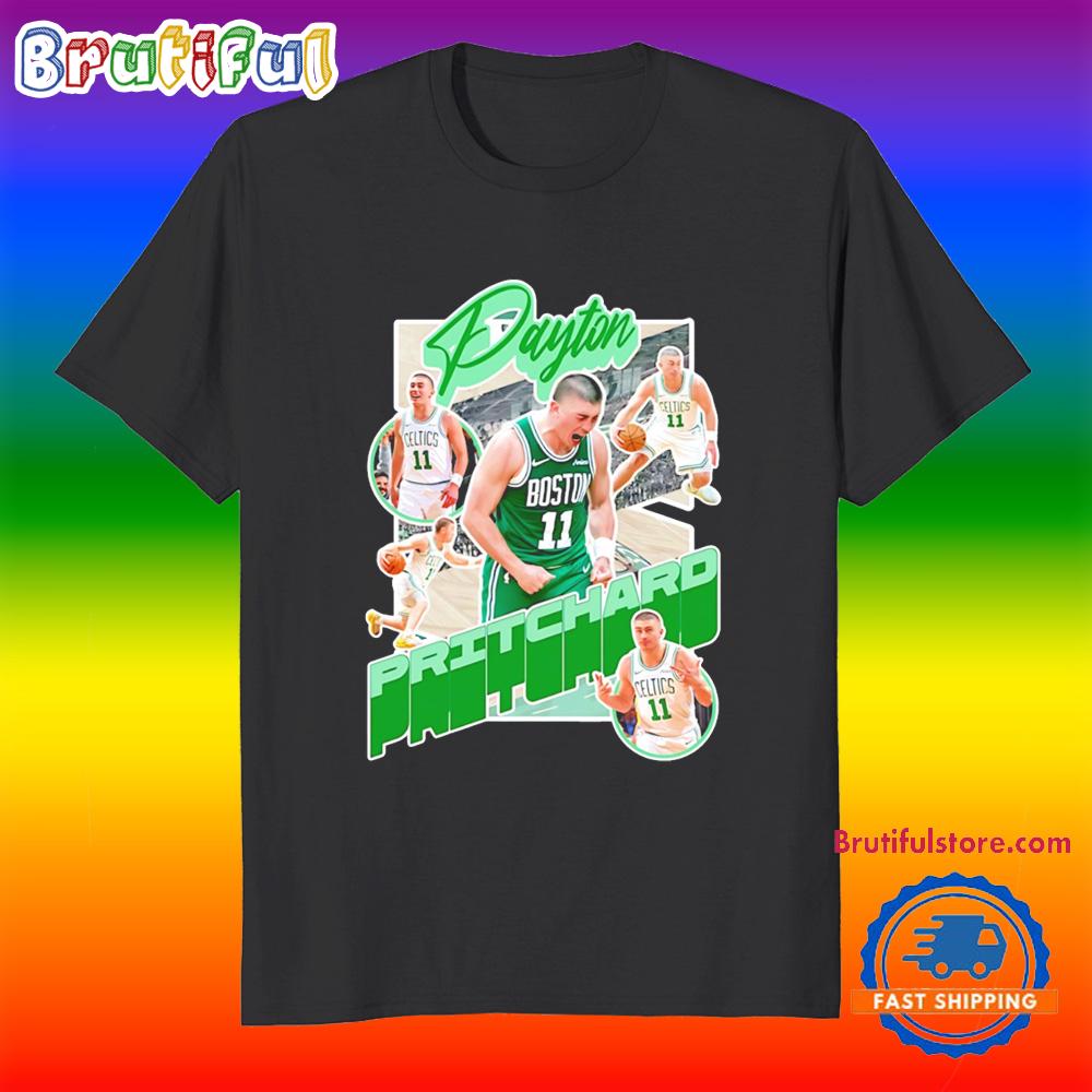 Payton Pritchard Boston Celtics Player Collage T Shirt