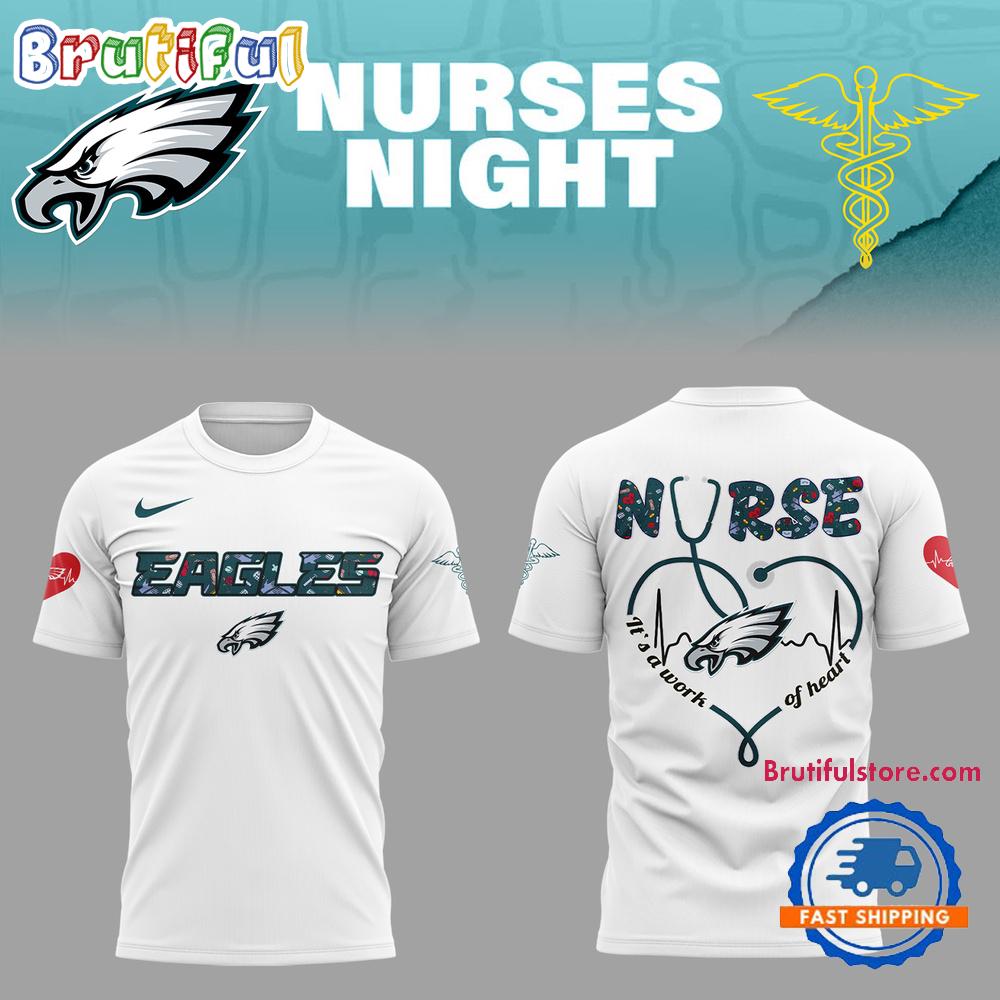 Philadelphia Eagles Nurses Appreciation 2025 T Shirt
