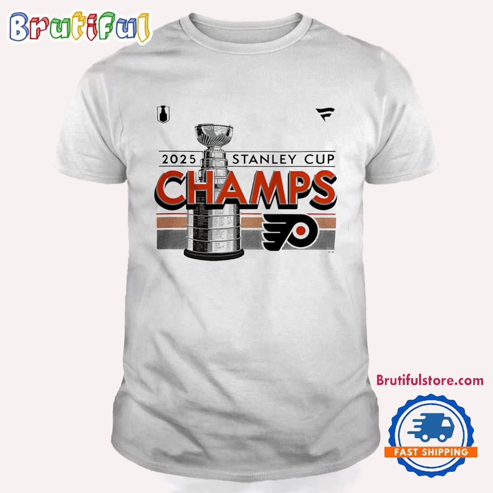 Philadelphia Flyers 2025 Stanley Cup Champions Locker Room T Shirt
