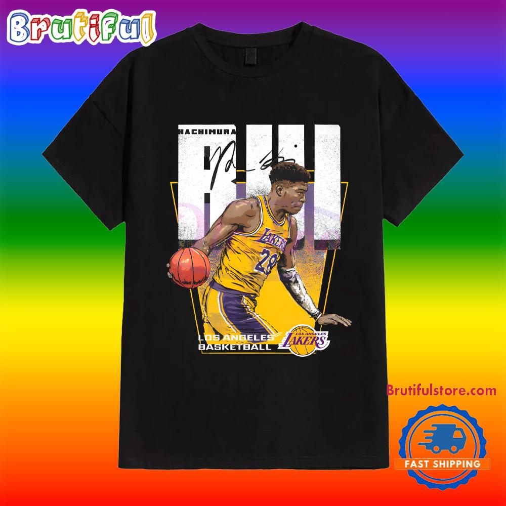 Retro Vintage Rui Hachimura 28 Los Angeles Basketball T Shirt