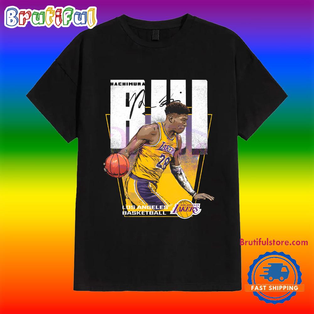 Retro Vintage Rui Hachimura 28 Los Angeles Basketball T Shirt