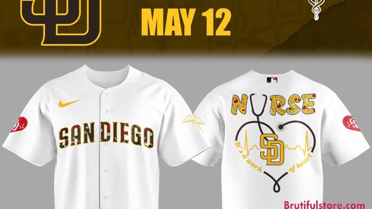 San Diego Padres Baseball NURSES NIGHT Jersey Shirt