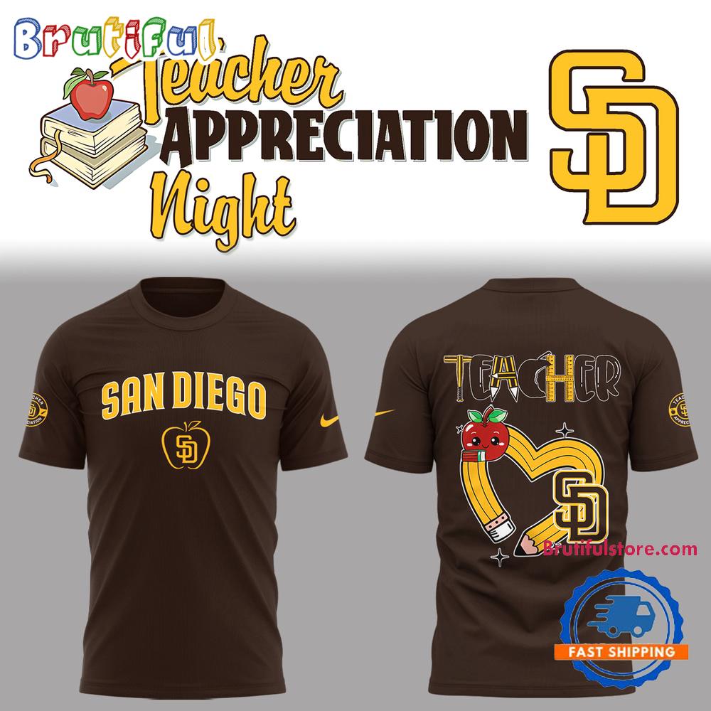 San Diego Padres x Teacher Appreciation Night 2025 T Shirt