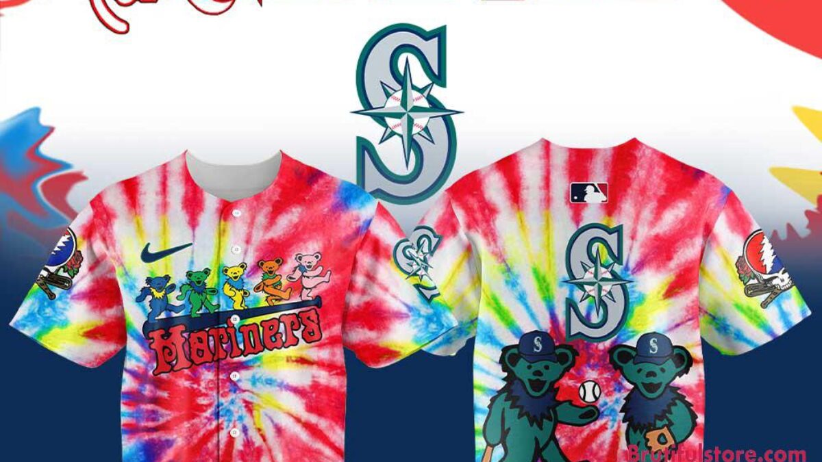 Seattle Mariners x Grateful Dead 2025 New Jersey Shirt