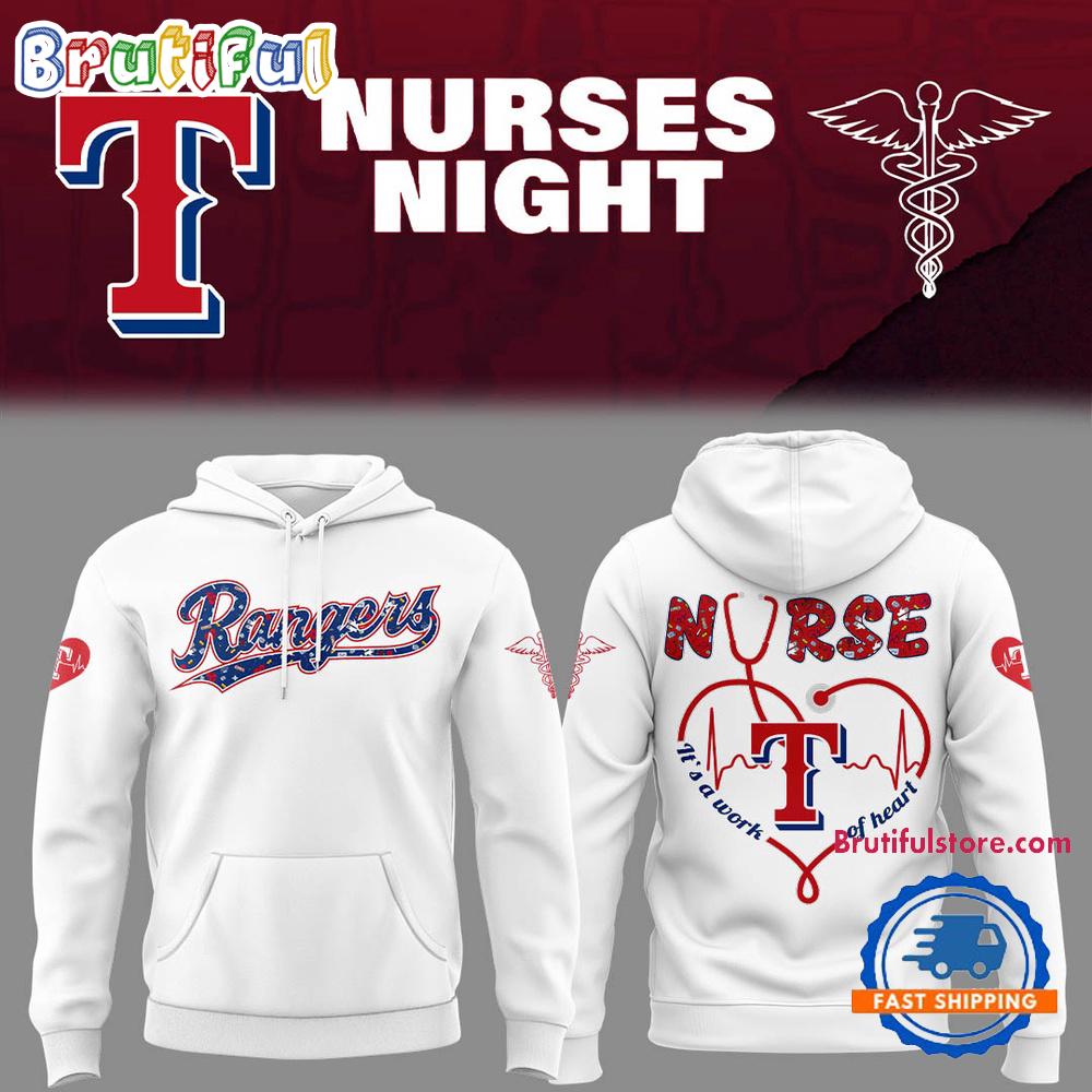 Texas Rangers NURSES NIGHT Hoodie