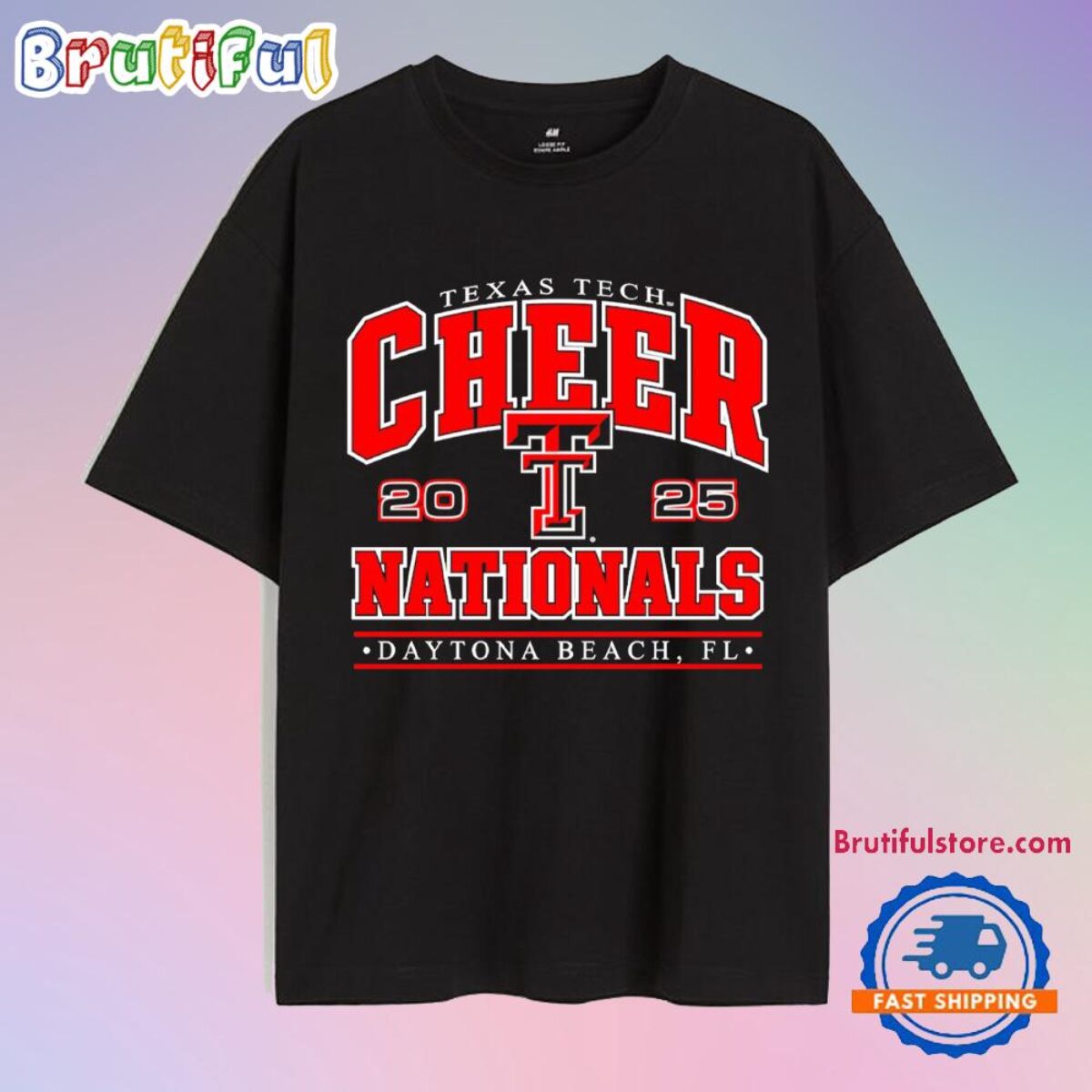 Texas Tech Cheer Nationals 2025 Daytona Beach T Shirt