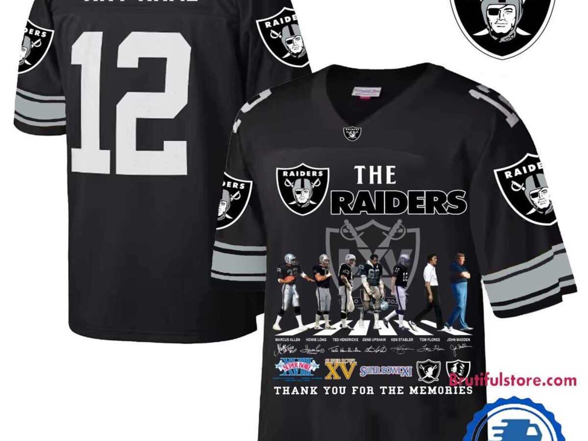 The Oakland Raiders 65th Anniversary 1960-2025 Football Jersey