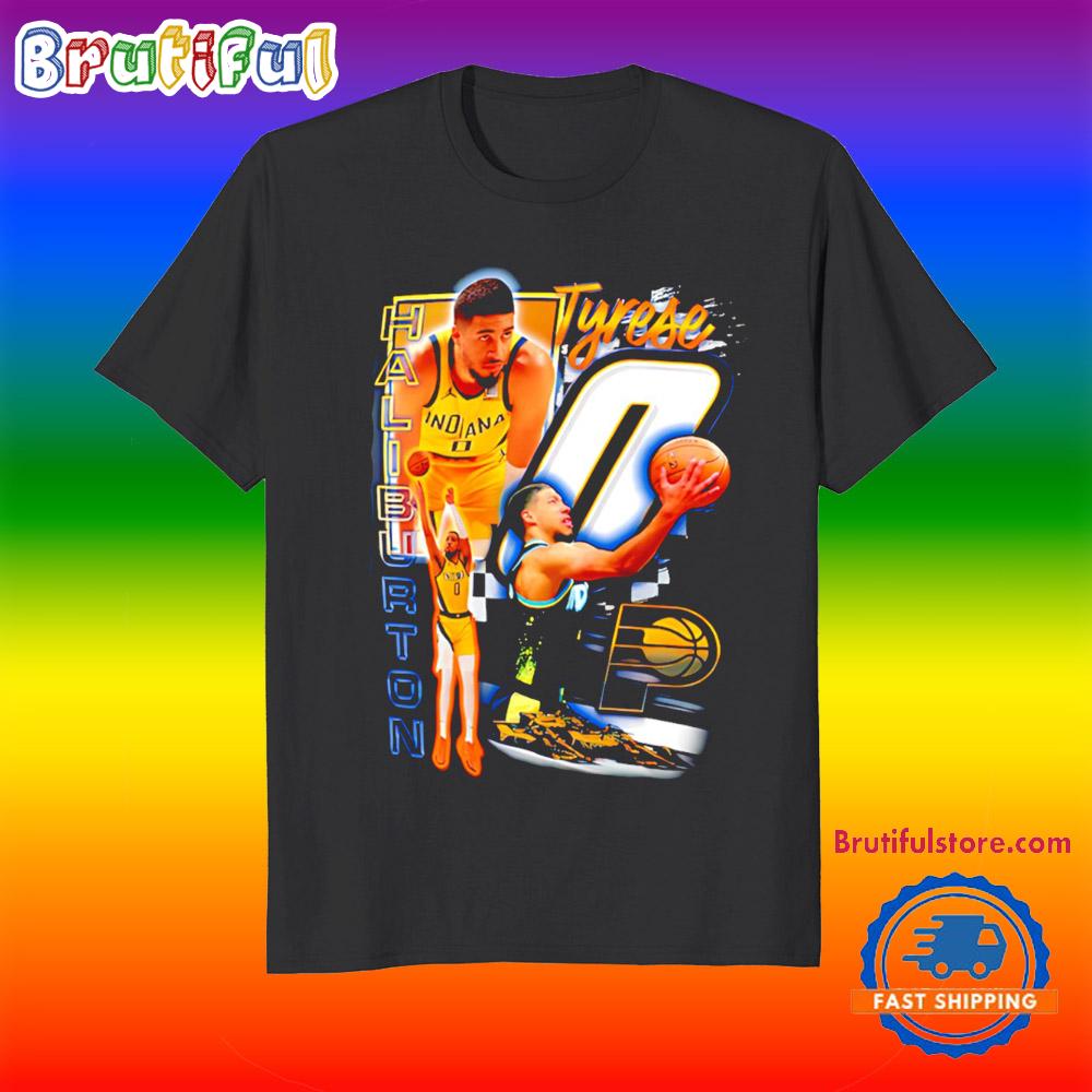 Tyrese Haliburton Indiana Pacers Notorious Vintage T Shirt