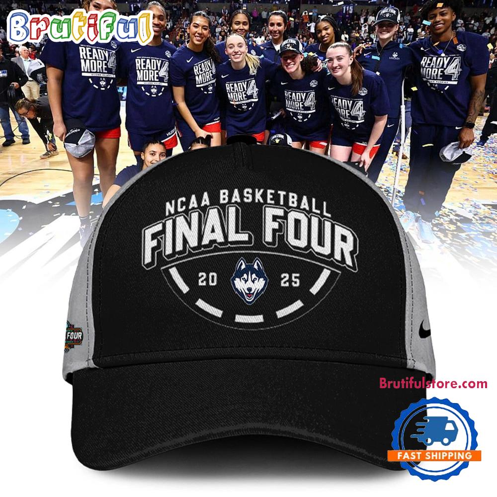 UConn Huskies 2025 NCAA Women’s Basketball Tournament March Madness Final Four Regional Champions Locker Room Cap