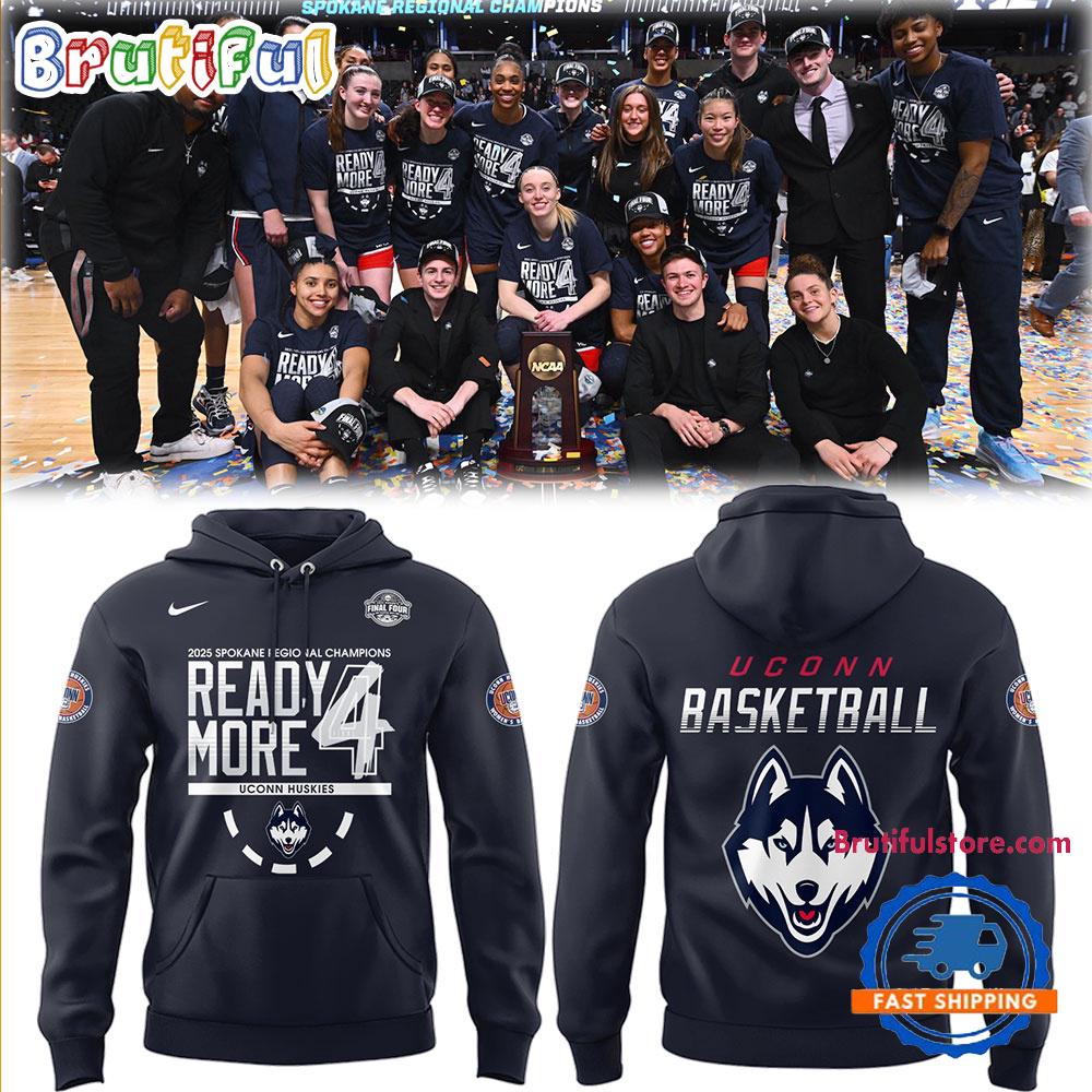 UConn Huskies Women’s Basketball 2025 Final Four Logo Hoodie