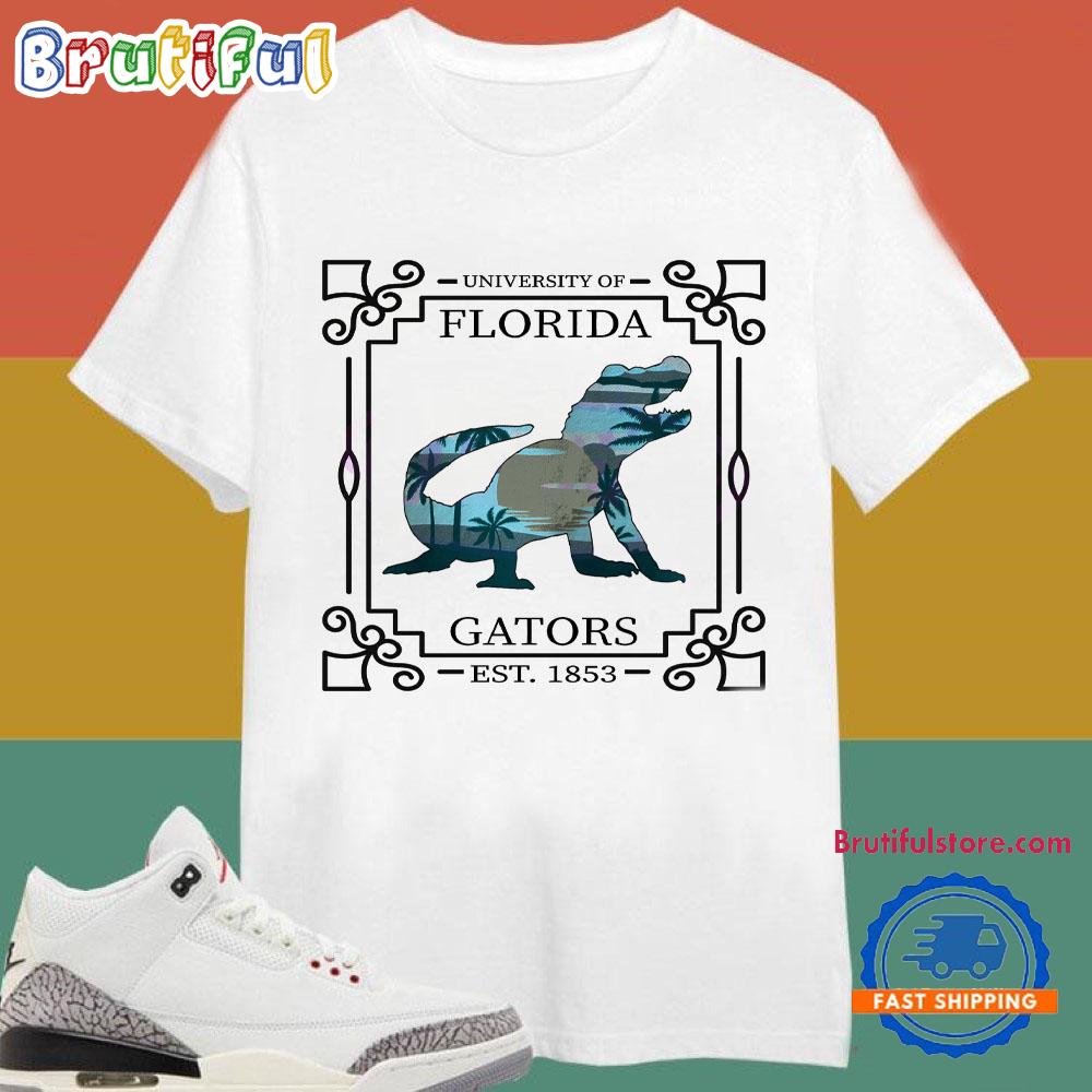 University Of Florida Gators Est 1853 State Scenery T Shirt