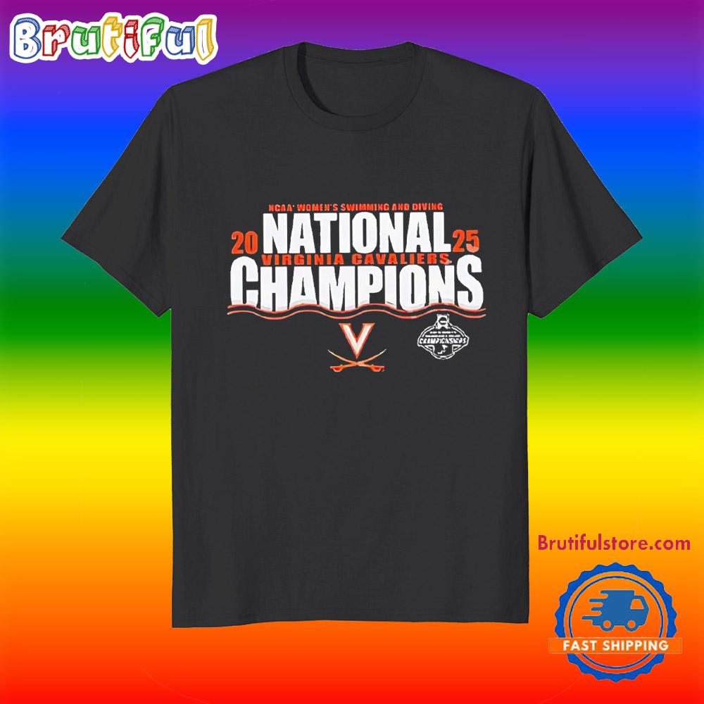 Virginia Cavaliers NCAA Womens Swimming And Diving National Champions 2025 T Shirt