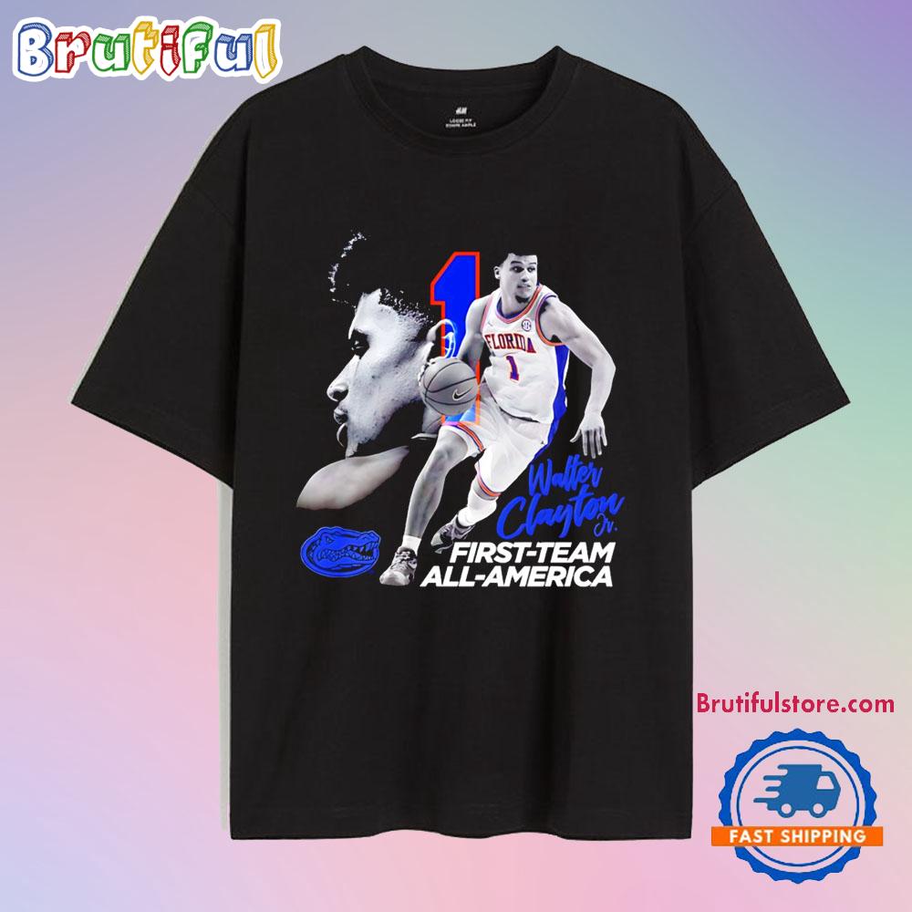 Walter Clayton Jr first team all America Florida Gators T Shirt