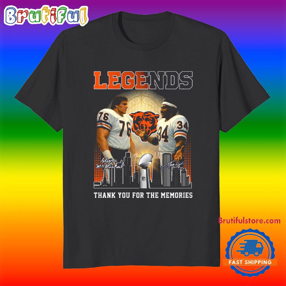 Walter Payton Steve Mcmichaels Legends T Shirt