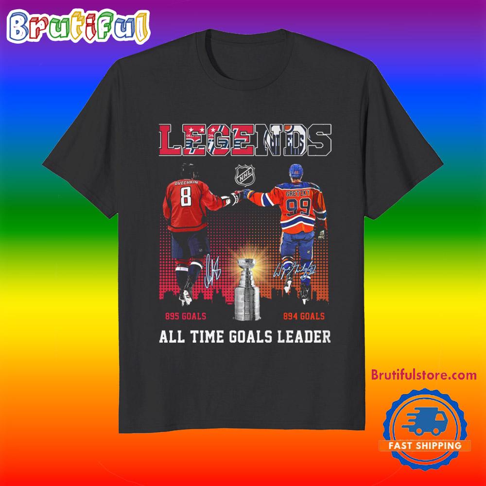Washington Capitanls Alexander Ovechkin NHL All Time Goals 2025 T Shirt