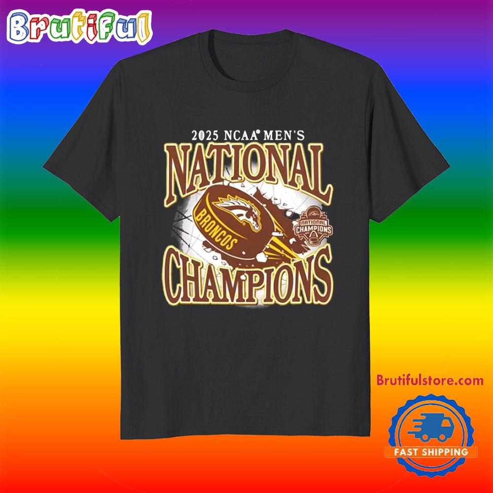 Western Michigan Broncos National Men’s Hockey Champions 2025 Shirts
