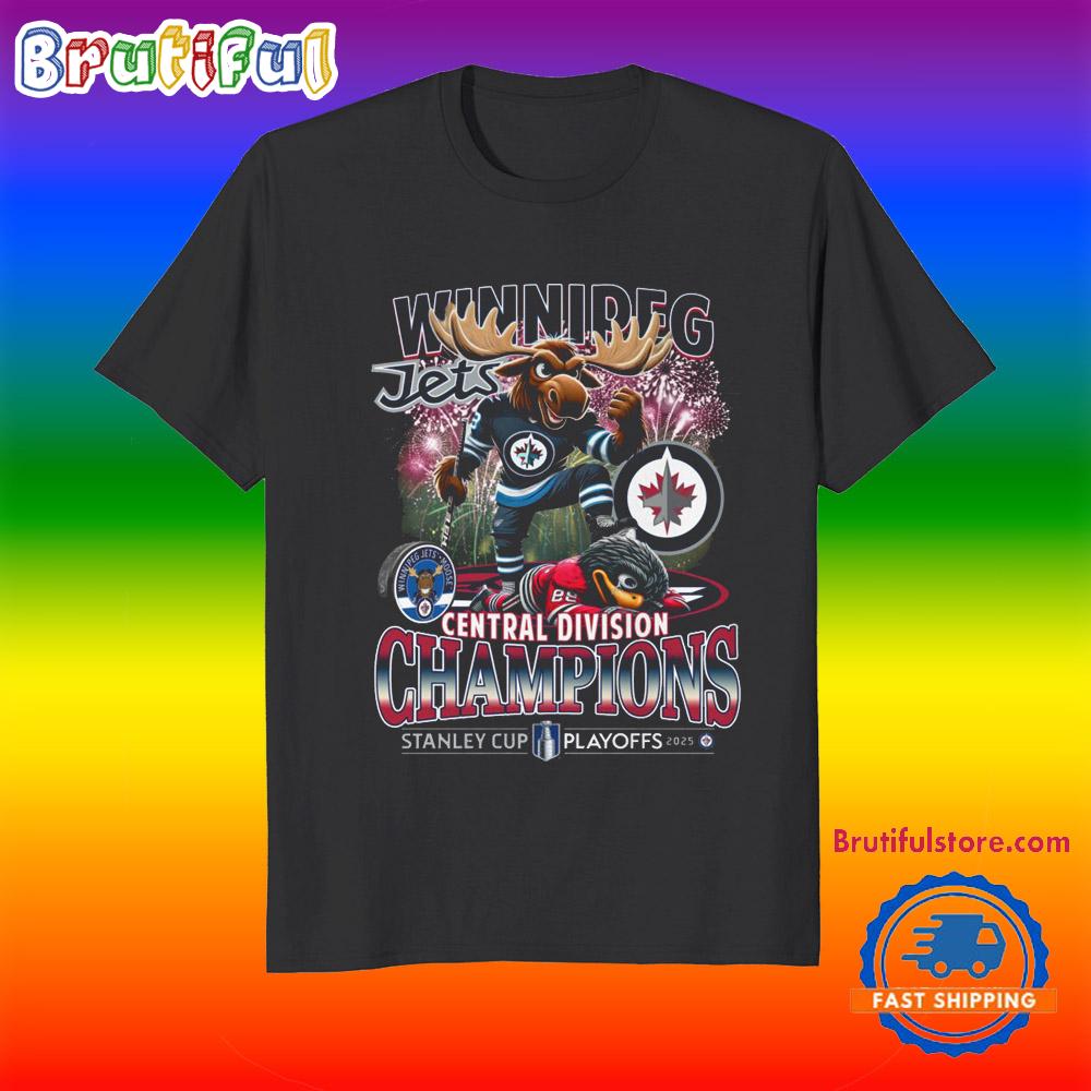 Winnipeg Jets Central Division Champions Stanley Cup Playoffs 2025 Shirts